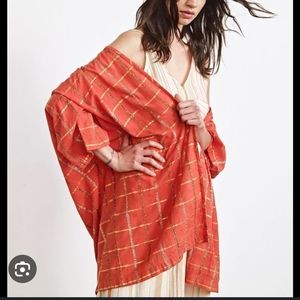 Ace & Jig Red and Gold Tunic